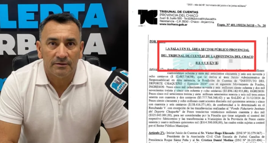 Fabio V&aacute;zquez y los $8,4 millones del Instituto del Deporte: 