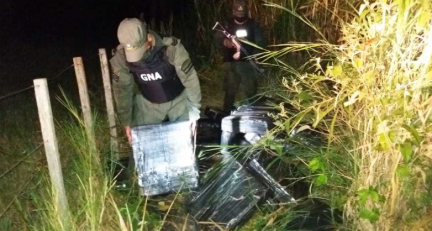 Decomisan m&aacute;s de 500 kilos de marihuana en un paraje 
