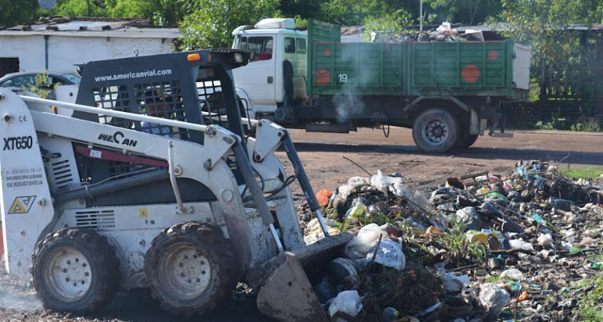Se erradicó un minibasural en el Barrio el Timbó y solicitó a la comunidad que colabore manteniendo limpios los espacios públicos