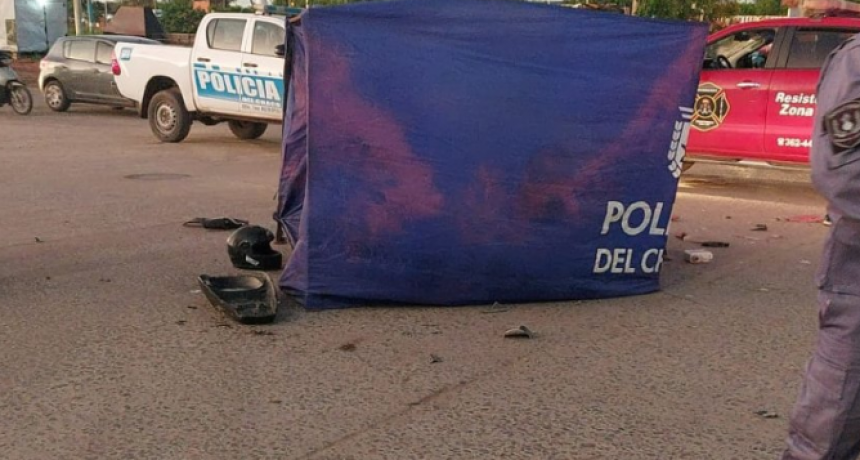 Murió otro motociclista por chocar contra un colectivo en Resistencia