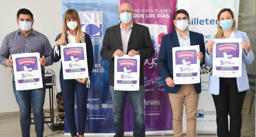 Nuevo Banco del Chaco presentó la promoción Aniversario de Barranqueras