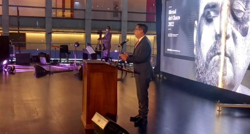 Gustavo Martínez en el lanzamiento de la Bienal de Esculturas del Chaco en Buenos Aires: “es uno de los hitos artísticos más importantes de Argentina”