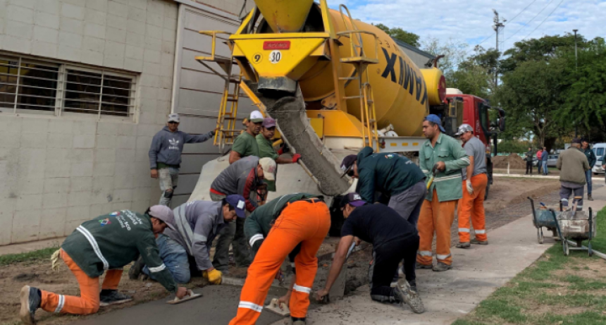 Resistencia inició los trabajos de mejoramiento del Domo del Centenario para recibir la Bienal
