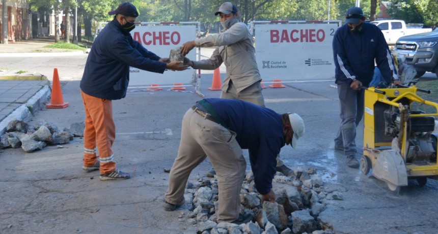 Avanza el Plan de Bacheo 
