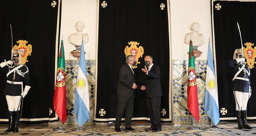 El Presidente, Alberto Fern&aacute;ndez se reuni&oacute; con el primer ministro de Portugal en Lisboa 