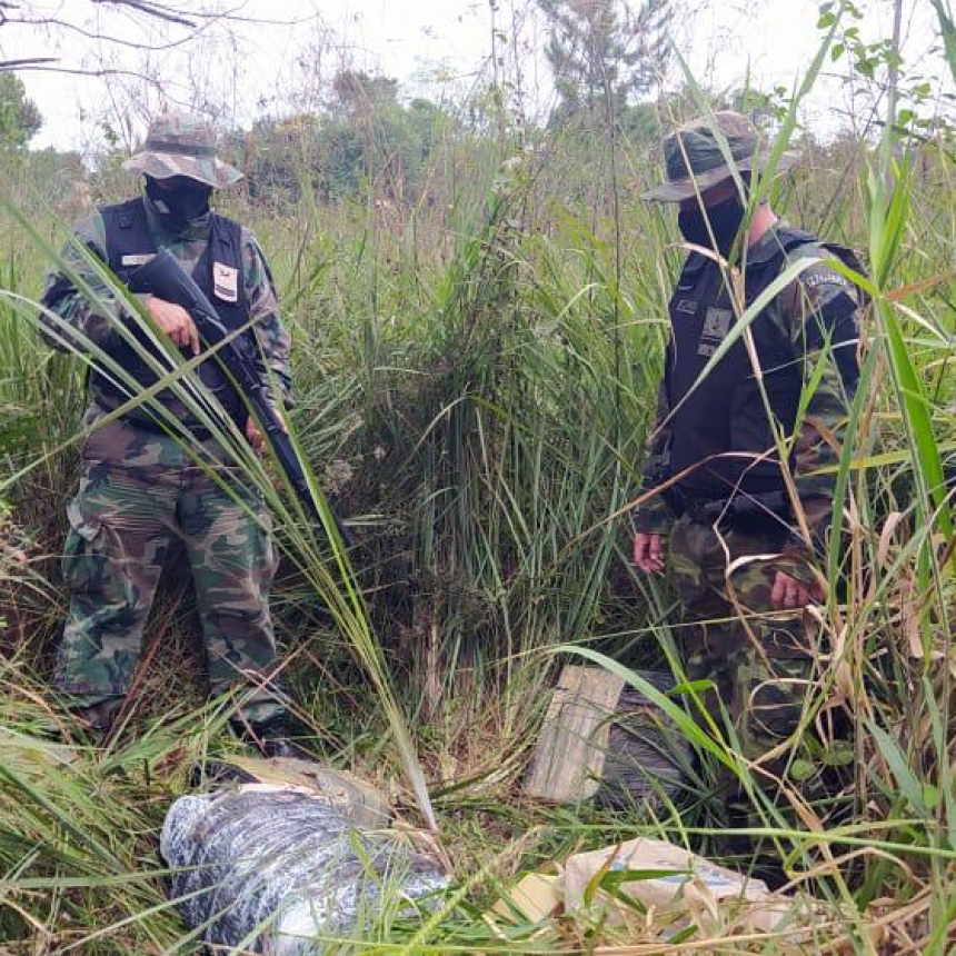 Secuestran casi 200 kg. de marihuana en dos procedimientos 