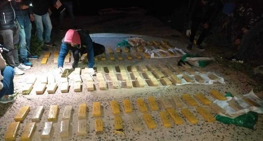 Incautan 92 kilos de marihuana que ven&iacute;a desde Paraguay  