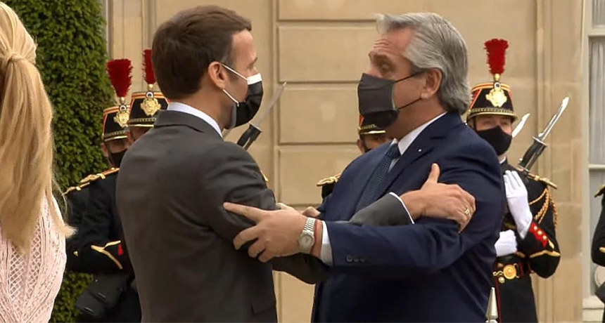Macron a Fern&aacute;ndez: "Francia est&aacute; de su lado" en la renegociaci&oacute;n de la deuda