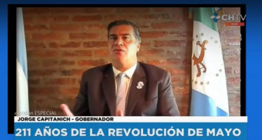 25 de Mayo: Capitanich destac&oacute; el esfuerzo de cada chaque&ntilde;o para afrontar la Pandemia 