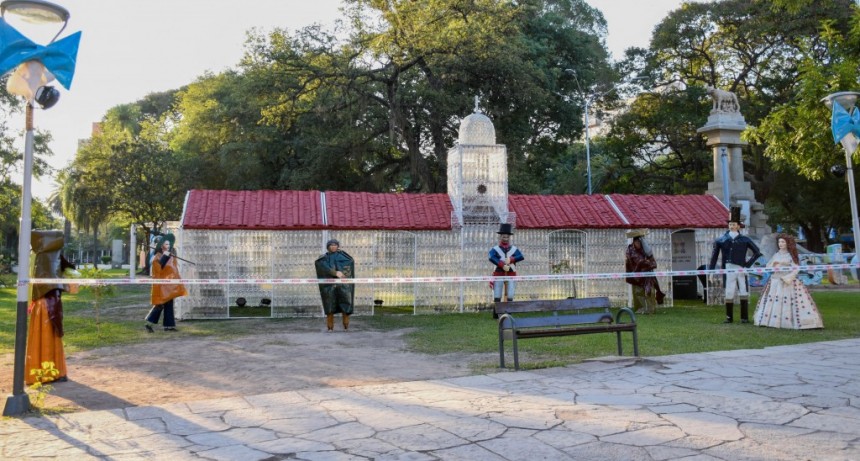 La intervenci&oacute;n art&iacute;stica en la Plaza 25 de Mayo est&aacute; disponible hasta el 6 de junio