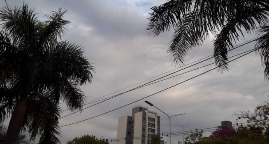 Cielo algo nublado y una máxima de 24 grados en la ciudad de Resistencia