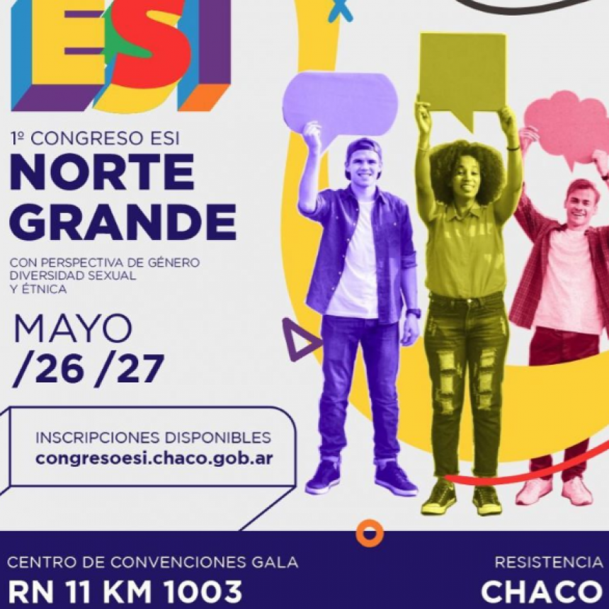 Chaco será sede de congreso de educación sexual