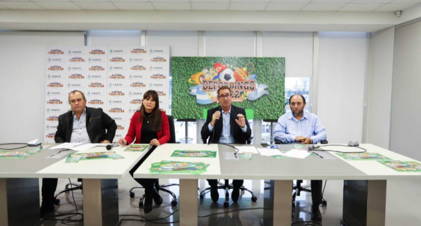 Lotería Chaqueña presentó un nuevo sorteo del “Deporbingo” en beneficio de los clubes
