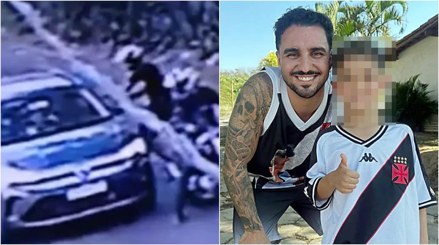 Horror en Brasil: motochorros mataron a un padre mientras llevaba a su hijo de 7 a&ntilde;os a la escuelita de f&uacute;tbol