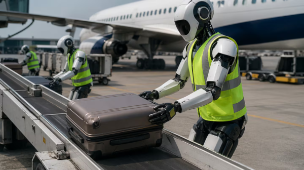 Jap&oacute;n probar&aacute; robots humanoides para cargar equipaje en uno de los aeropuertos m&aacute;s transitados del mundo