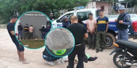 Intentaron escapar y terminaron demorados con droga en La Leonesa