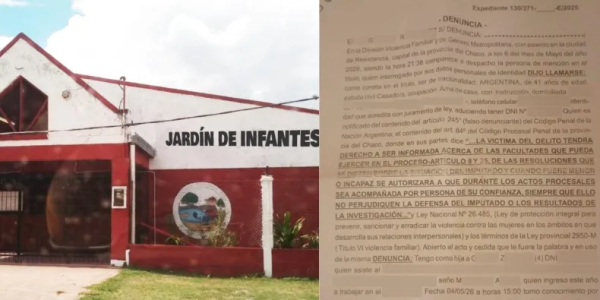 Aberrante: Denuncian maltrato a una nena de 4 a&ntilde;os en un jard&iacute;n de infantes de Barranqueras