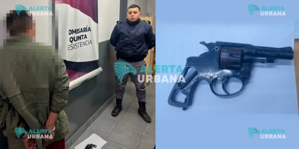 Un hombre de 31 a&ntilde;os fue detenido tras un intento de robo con arma de fuego