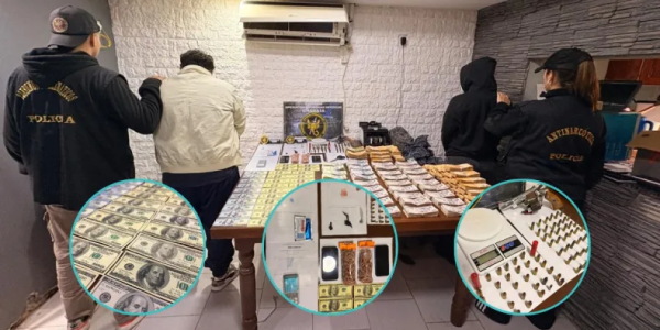Charata: allanamientos antidrogas terminan con el secuestro de $ 26 millones, d&oacute;lares falsos y armas
