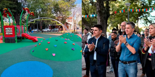 Zdero habilit&oacute; las obras en la renovada plaza 12 de Octubre