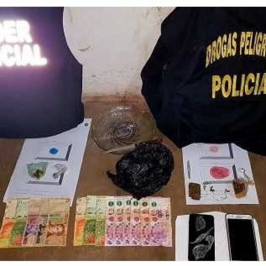 Allanaron vivienda y secuestraron marihuana