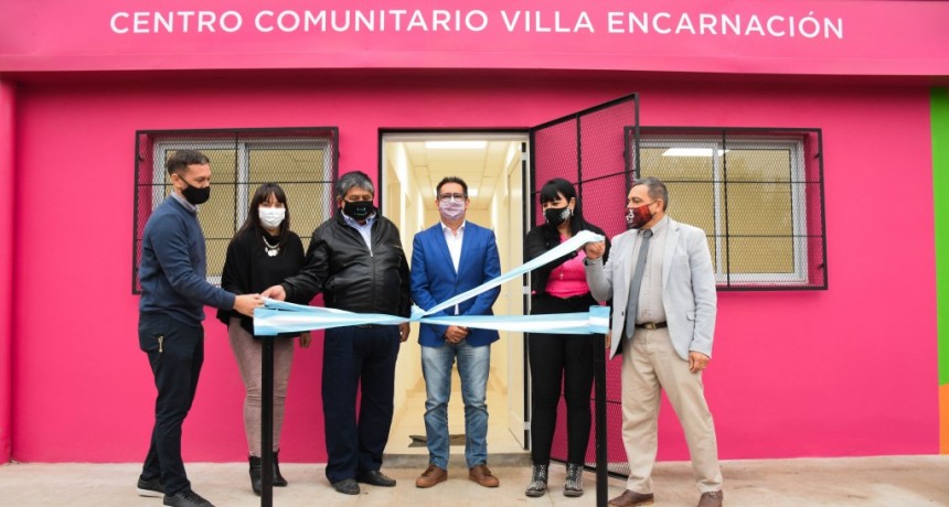 Inauguraci&oacute;n de la ampliaci&oacute;n del Centro Comunitario Municipal de Villa Encarnaci&oacute;n