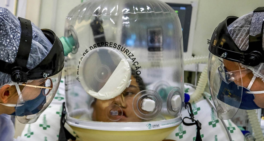 Situaci&oacute;n de alto riesgo y ocupaci&oacute;n hospitalaria cr&iacute;tica en Brasil