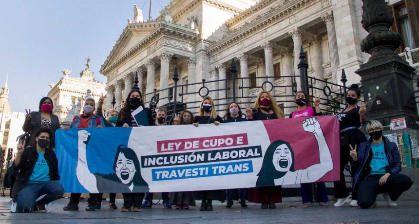 Diputados dio media sanci&oacute;n al proyecto de cupo e inclusi&oacute;n laboral travesti trans