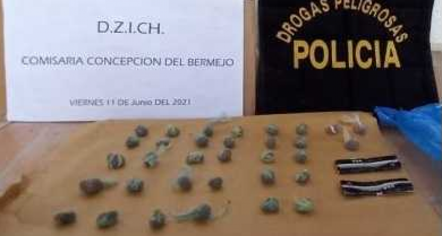 Detuvieron a cuatro personas con marihuana