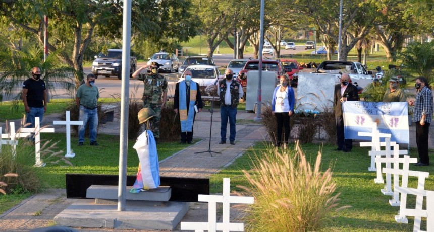 Homenaje a H&eacute;roes de Malvinas a 39 a&ntilde;os del final de la Guerra 
