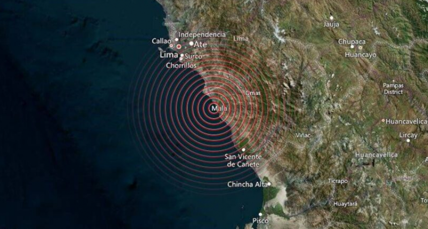Un terremoto de 6 grados de magnitud sacude la capital de Per&uacute;