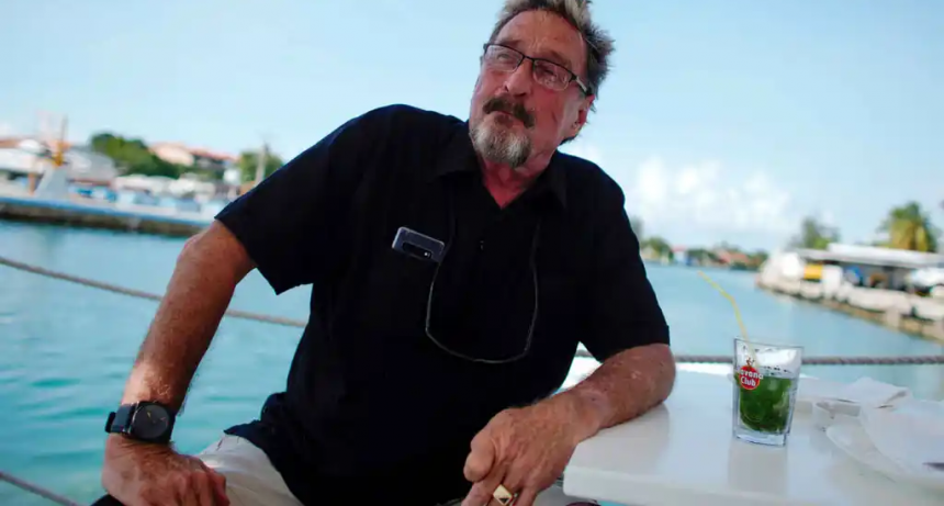 John McAfee, una muerte en la c&aacute;rcel, que despierta muchos interrogantes