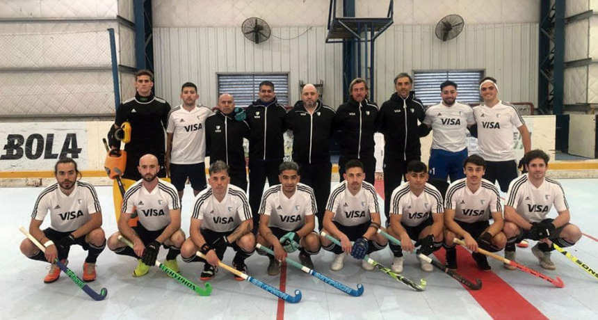 El seleccionado masculino de hockey sobre pista juega la final ante Estados Unidos