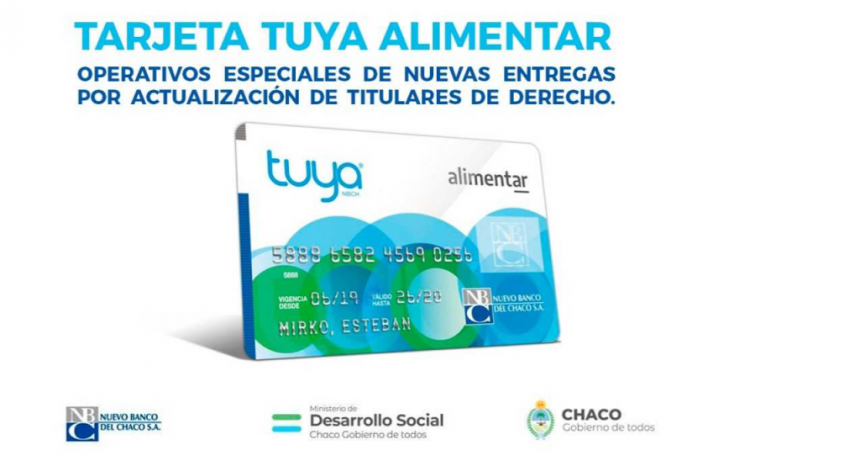 Tarjetas Tuya Alimentar: esta semana contin&uacute;an las entregas nuevos beneficiarios 