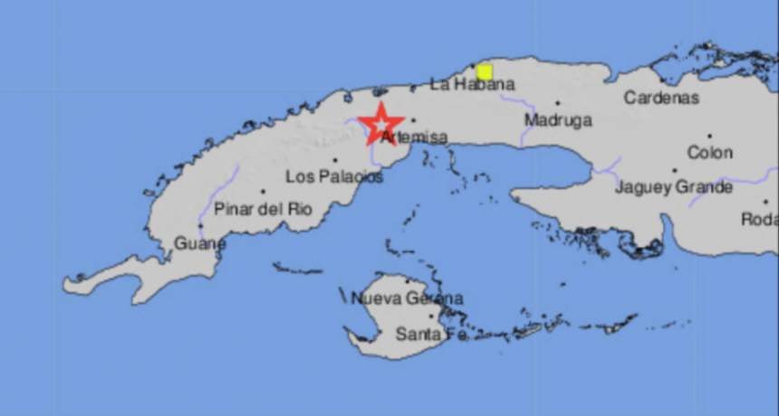 Un sismo de magnitud 4.7 sacudi&oacute; a Cuba, no se registraron v&iacute;ctimas ni da&ntilde;os importantes
