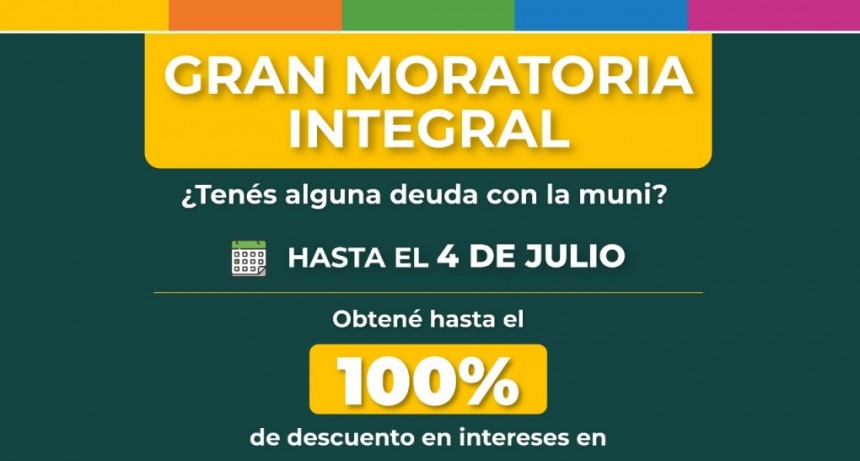 Sigue vigente la Moratoria Integral que ofrece Resistencia con hasta un 100% de descuento en los intereses