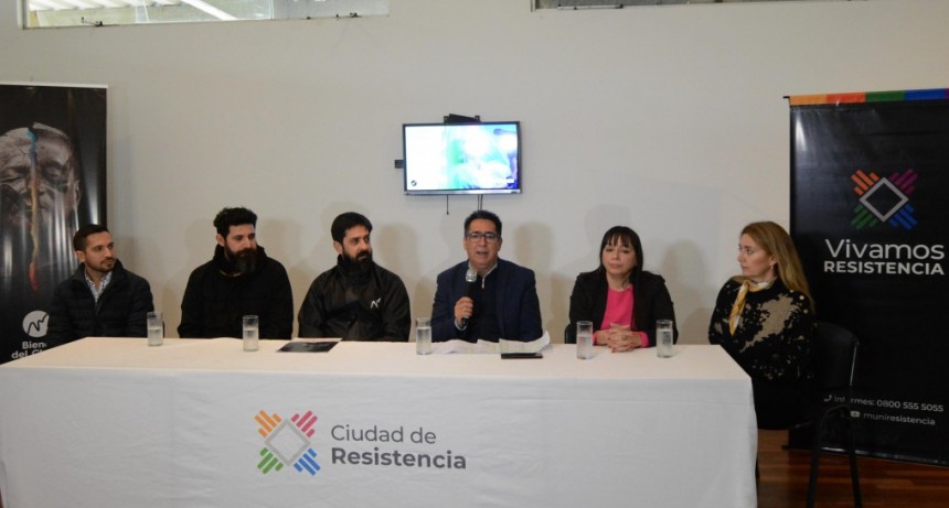 Resistencia y la Fundación Urunday presentaron las actividades culturales de la edición 2022 de La Bienal Internacional de Esculturas