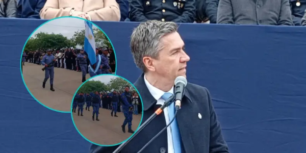 Los anuncios de Zdero en el D&iacute;a de la Polic&iacute;a: ascensos, un 30% en los adicionales e hist&oacute;rico cambio de horarios 