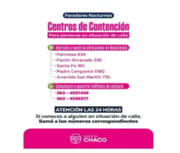 Paradores nocturnos: d&oacute;nde pedir asistencia ante la llegada del fr&iacute;o