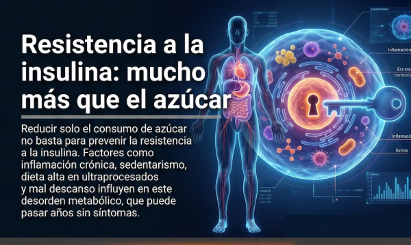 La resistencia a la insulina va m&aacute;s all&aacute; del az&uacute;car y desaf&iacute;a los enfoques simplistas
