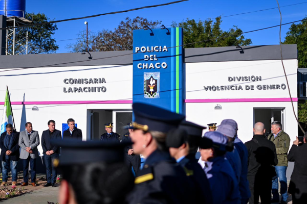 Despu&eacute;s de 114 a&ntilde;os, Lapachito ya cuenta con comisar&iacute;a propia