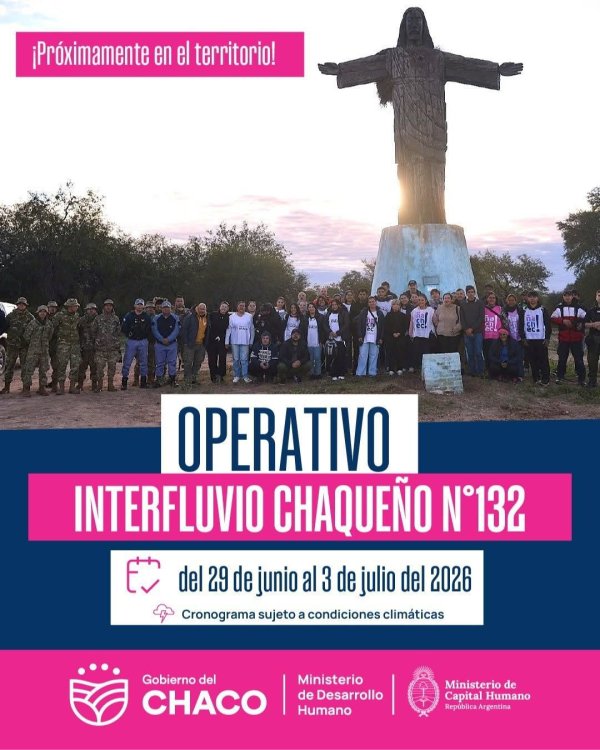 Este lunes comienza el Operativo Interfluvio Chaque&ntilde;o N&deg;132: se asistir&aacute; a m&aacute;s de 5.000 familias en El Impenetrable