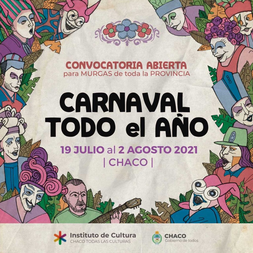 Carnaval todo el año, primera convocatoria para murgas chaqueñas