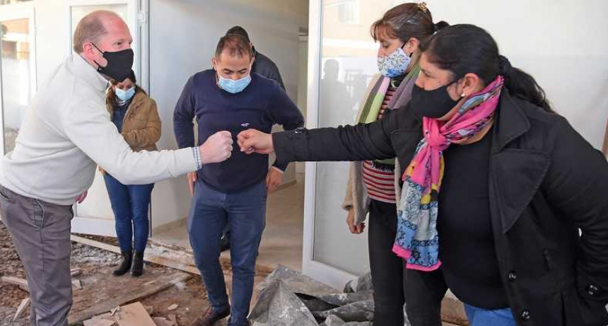 Presidencia de la Plaza : Avanzan las obras del primer registro civil de la localidad