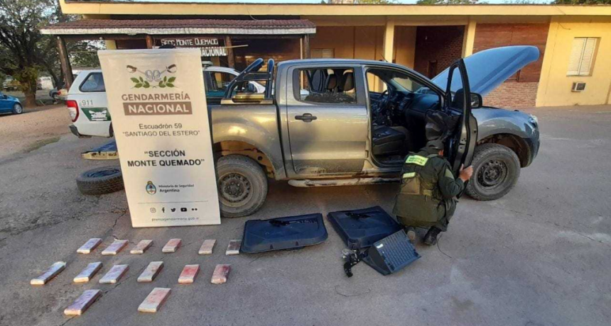 Ven&iacute;a para Resistencia con m&aacute;s de 14 kilos de coca&iacute;na pero lo detuvieron en la ruta 16