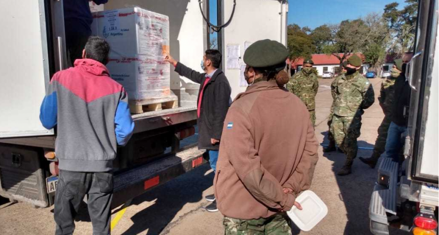 Llegaron dosis del primer y segundo componente de la Sputnik