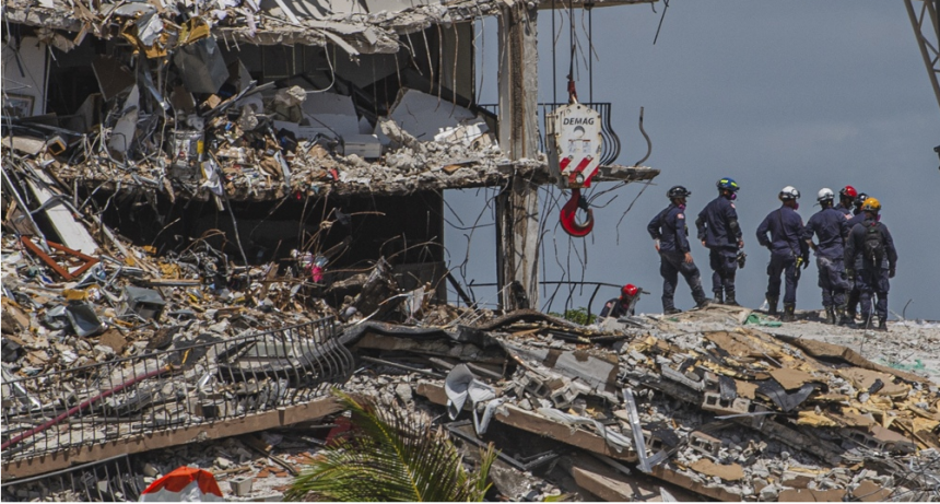 Derrumbe en Miami: hallan otros cuatro cuerpos y suman 32 las v&iacute;ctimas fatales