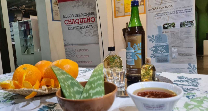 Ca&ntilde;a con Ruda en el Museo del Hombre Chaque&ntilde;o