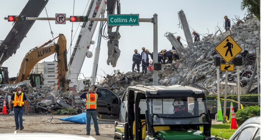 Derrumbe en Miami: el n&uacute;mero de muertos se elev&oacute; a 90 
