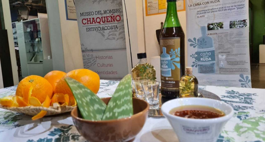 Ca&ntilde;a con Ruda en el Museo del Hombre Chaque&ntilde;o
